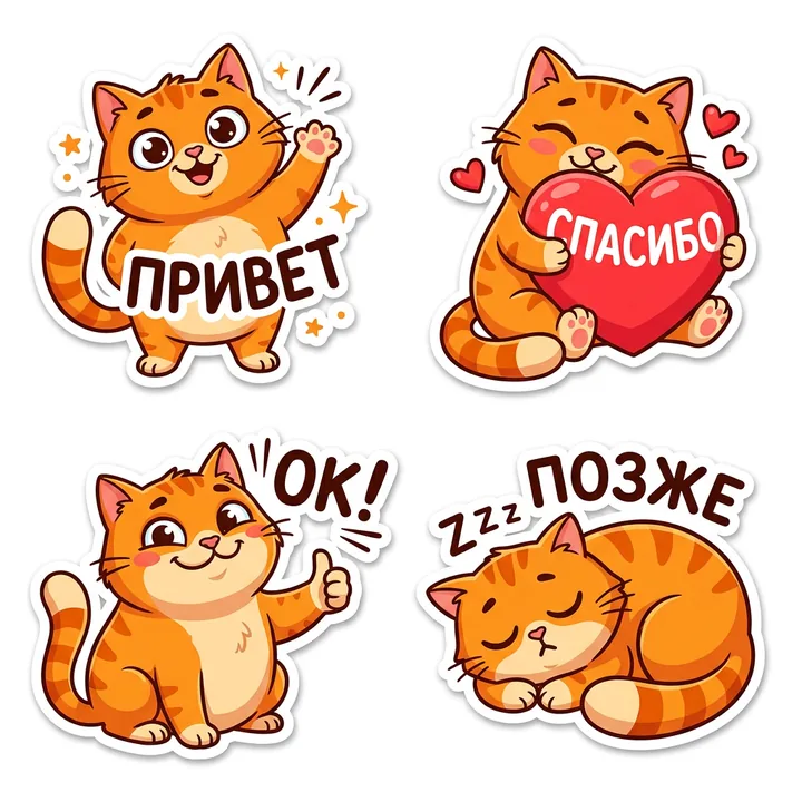 Один персонаж в разных позах