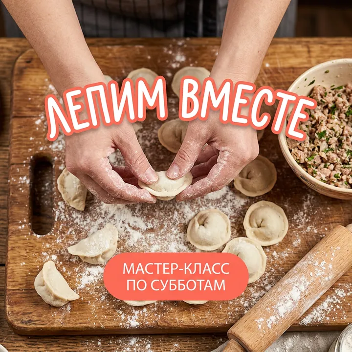 Пост для соцсетей: мастер-класс в пельменной